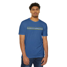Load image into Gallery viewer, Never Done Always Improving Motivational Unisex CVC Jersey T-shirt