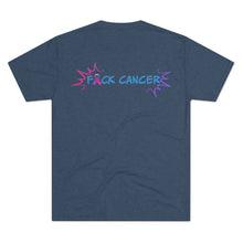 Load image into Gallery viewer, Kick Ass Mode Activated F Cancer Unisex Tri-Blend Crew Tee