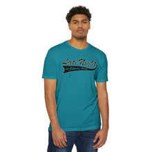 Load image into Gallery viewer, Late Night with Jetstream Health Coaching Motivational Unisex CVC Jersey T-shirt