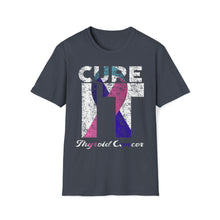 Load image into Gallery viewer, Cure It Thyroid Cancer Unisex Softstyle T-Shirt