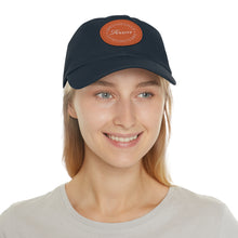 Load image into Gallery viewer, Team Awesomesauce Dad Hat with Leather Patch (Round)