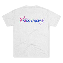 Load image into Gallery viewer, Kick Ass Mode Activated F Cancer Unisex Tri-Blend Crew Tee