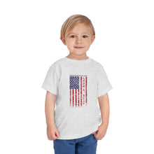 Load image into Gallery viewer, Independence Day USA Flag July 4th 2024 Toddler Short Sleeve Tee