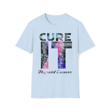 Load image into Gallery viewer, Cure It Thyroid Cancer Unisex Softstyle T-Shirt