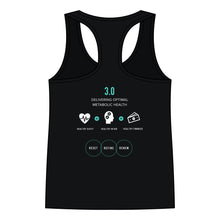Load image into Gallery viewer, Metabolic Health Coach Racerback Tank — Team Platinum Fitness Top