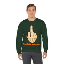 Load image into Gallery viewer, Middle Finger Multiple Sclerosis Unisex Heavy Blend™ Crewneck Sweatshirt