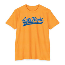 Load image into Gallery viewer, Late Night with Jetstream Health Coaching Motivational Unisex CVC Jersey T-shirt