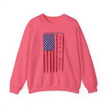 Load image into Gallery viewer, Independence Day USA Flag July 4th 2025 Unisex Heavy Blend™ Crewneck Sweatshirt