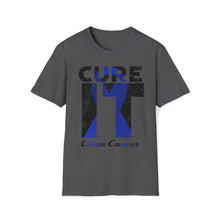 Load image into Gallery viewer, Cure It Colon Cancer Unisex Softstyle T-Shirt