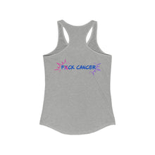 Load image into Gallery viewer, Kick Ass Mode Activated F Cancer Women's Ideal Racerback Tank
