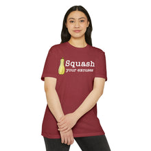 Load image into Gallery viewer, Squash Your Excuses Motivational Unisex CVC Jersey T-shirt