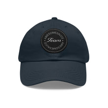 Load image into Gallery viewer, Team Awesomesauce Dad Hat with Leather Patch (Round)