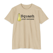 Load image into Gallery viewer, Squash Your Excuses Motivational Unisex CVC Jersey T-shirt