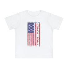 Load image into Gallery viewer, Independence Day July 4 2025 USA Flag Baby Short Sleeve T-Shirt