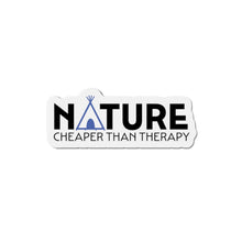 Load image into Gallery viewer, Nature Cheaper Than Therapy Die-Cut Magnets