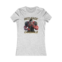 Load image into Gallery viewer, Cardinals Red Rage Personalized Women’s Football Fan Favorite Soft Shirt