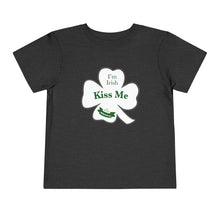Load image into Gallery viewer, Kiss Me I’m Irish St Patrick’s Day Toddler Short Sleeve Tee
