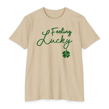 Load image into Gallery viewer, Feeling Lucky St Patricks Day Unisex CVC Jersey T-shirt