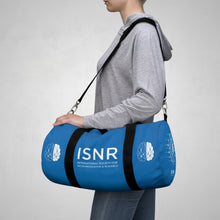 Load image into Gallery viewer, ISNR Neuroregulation Disciplines Duffel Bag - Blue Travel Bag