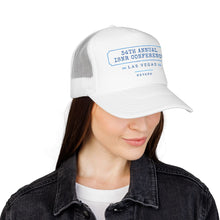 Load image into Gallery viewer, ISNR 2026 Conference White Foam Trucker Hat