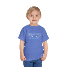Load image into Gallery viewer, Team Platinum 2023 conference muscle heart barbell change your habits change your life in training Toddler Short Sleeve Tee
