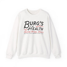 Load image into Gallery viewer, Health & Wellness Crewneck Sweatshirt | Burg's Health | Fitness Gift, Cozy Unisex Sweatshirt, Wellness Apparel, Motivational Wear