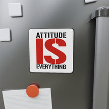 Load image into Gallery viewer, Attitude IS Everything red black Die-Cut Magnets