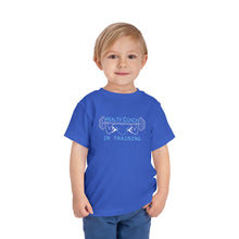 Load image into Gallery viewer, Team Platinum 2023 conference muscle heart barbell change your habits change your life in training Toddler Short Sleeve Tee