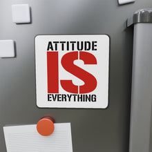 Load image into Gallery viewer, Attitude IS Everything red black Die-Cut Magnets