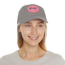 Load image into Gallery viewer, Rival Bakery Dad Hat with Leather Patch (Round)