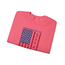 Load image into Gallery viewer, Independence Day USA Flag July 4th 2025 Unisex Heavy Blend™ Crewneck Sweatshirt