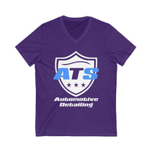 Load image into Gallery viewer, ATS Automotive Detailing Unisex Jersey Short Sleeve V-Neck Tee