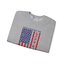 Load image into Gallery viewer, Independence Day USA Flag July 4th 2025 Unisex Heavy Blend™ Crewneck Sweatshirt
