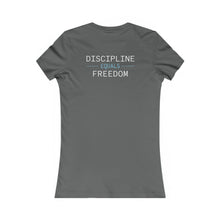Load image into Gallery viewer, Health Coach heartbeat discipline equals freedom Women's Favorite Tee
