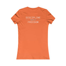Load image into Gallery viewer, Health Coach heartbeat discipline equals freedom Women's Favorite Tee
