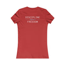 Load image into Gallery viewer, Health Coach heartbeat discipline equals freedom Women's Favorite Tee