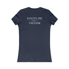 Load image into Gallery viewer, Health Coach heartbeat discipline equals freedom Women's Favorite Tee