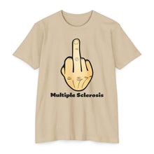 Load image into Gallery viewer, Middle Finger Multiple Sclerosis Unisex CVC Jersey T-shirt