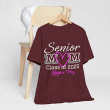 Load image into Gallery viewer, Senior Mom Class of 2025 Gage & Trey Unisex Jersey Short Sleeve Tee