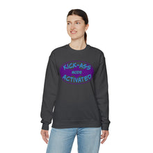 Load image into Gallery viewer, Kick Ass Mode Activated F Cancer Unisex Heavy Blend™ Crewneck Sweatshirt