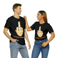 Load image into Gallery viewer, MS Middle Finger Unisex Jersey Crew Neck T-shirt
