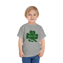 Load image into Gallery viewer, Kiss Me I’m Irish St Patrick’s Day Toddler Short Sleeve Tee