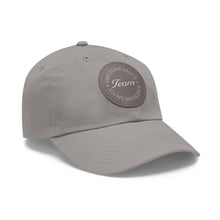 Load image into Gallery viewer, Team Awesomesauce Dad Hat with Leather Patch (Round)