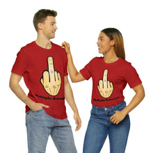 Load image into Gallery viewer, MS Middle Finger Unisex Jersey Crew Neck T-shirt