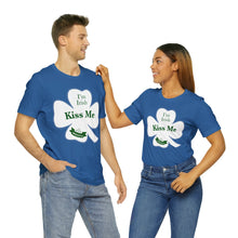Load image into Gallery viewer, St. Patricks Day 2024 Kiss Me I am Irish Unisex Softstyle T-Shirt