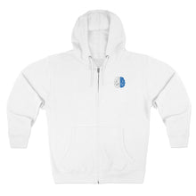 Load image into Gallery viewer, ISNR Brain Unisex Zip Hoodie in Black or White