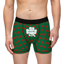 Load image into Gallery viewer, Kiss Me I’m Irish Men's Boxers (AOP)