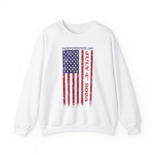 Load image into Gallery viewer, Independence Day USA Flag July 4th 2025 Unisex Heavy Blend™ Crewneck Sweatshirt