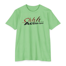 Load image into Gallery viewer, Shhh Action Speaks Motivational Unisex CVC Jersey T-shirt