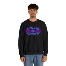 Load image into Gallery viewer, Kick Ass Mode Activated F Cancer Unisex Heavy Blend™ Crewneck Sweatshirt